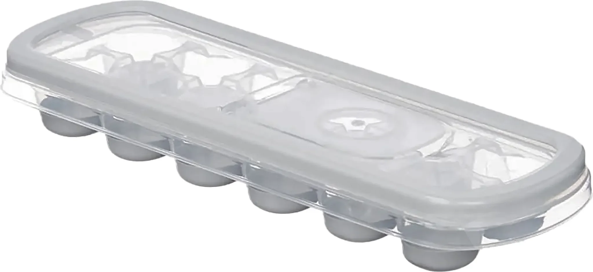 Leknes – Silikon-Eiswürfelform (12 × rund, Grau)