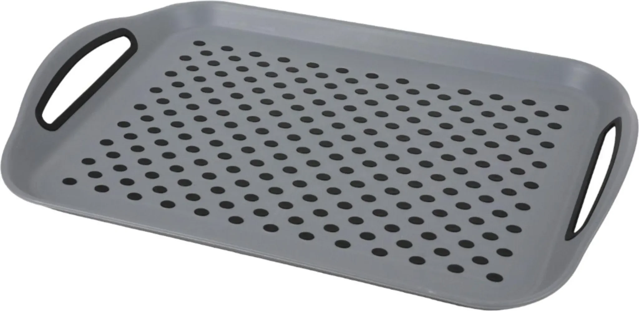 Buri Kunststoff-Tablett – Rutschfestes Servier- & Frühstückstablett