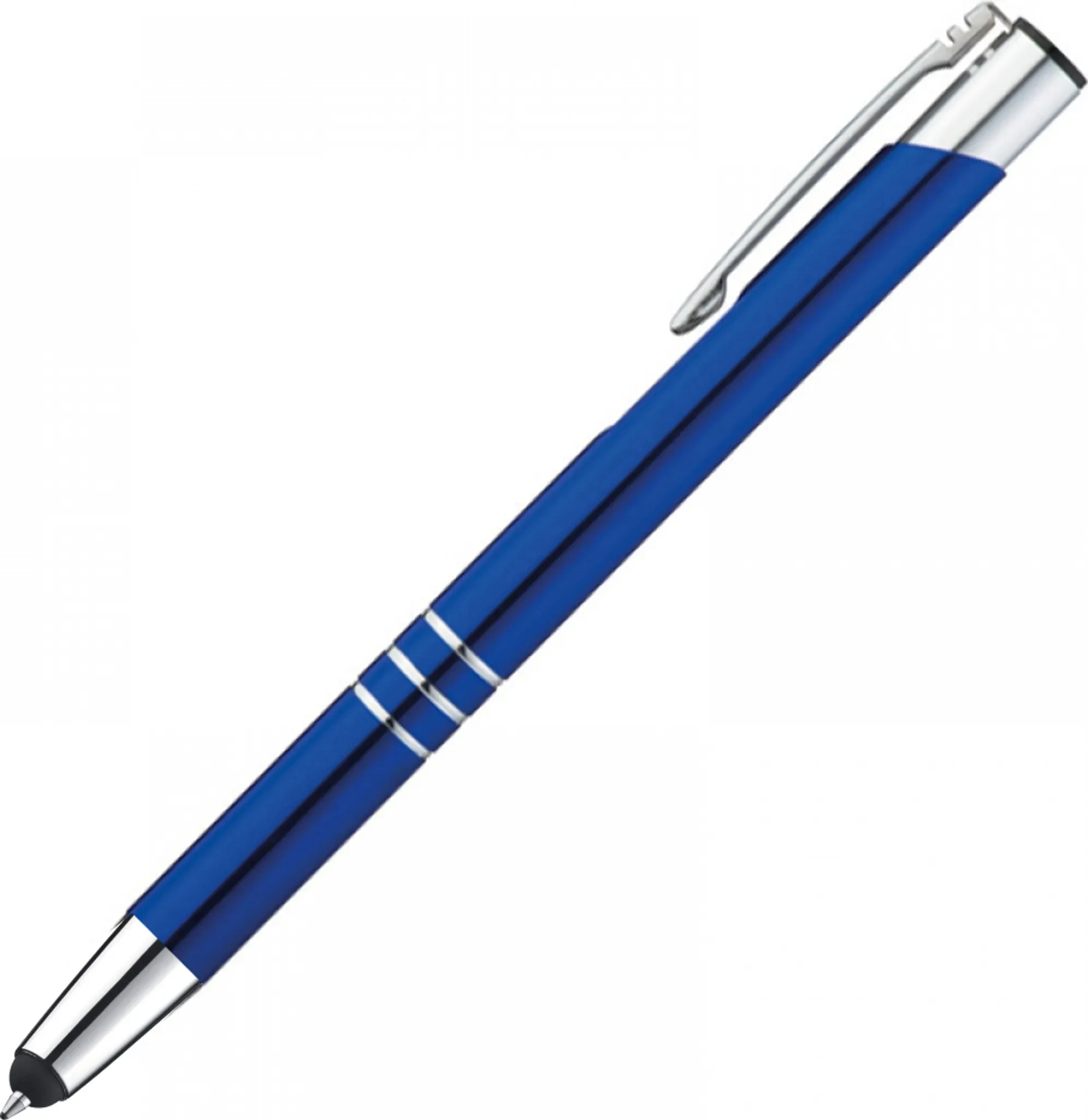 Livepac Office – Touchpen Kugelschreiber aus Metall, blau