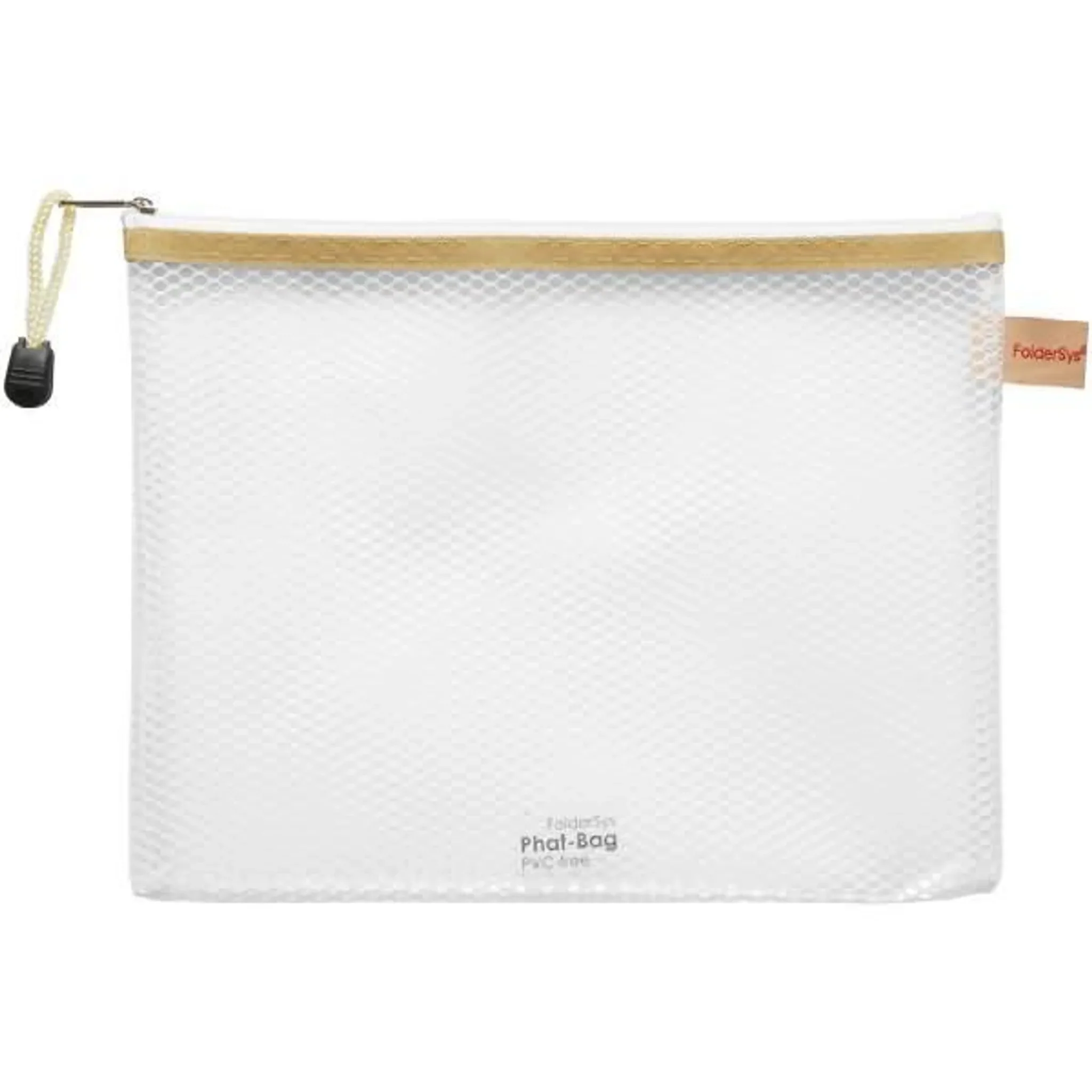 FolderSys Reißverschluss-Beutel „Phat-Bag“ A5 – PVC-frei & transparent