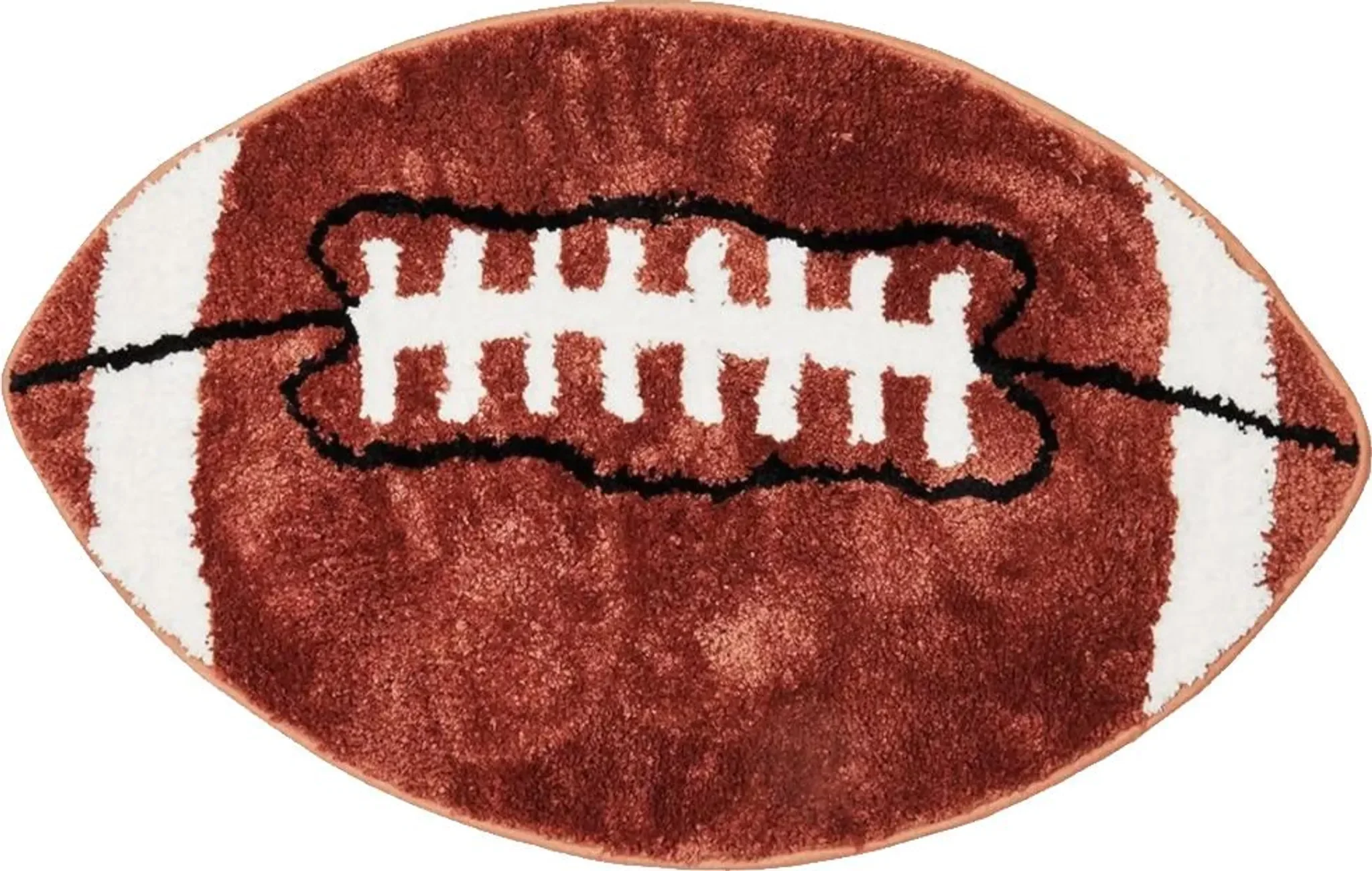 Zainafacai Badezimmerteppich Fußball-Design – Rutschfeste Bodenmatte