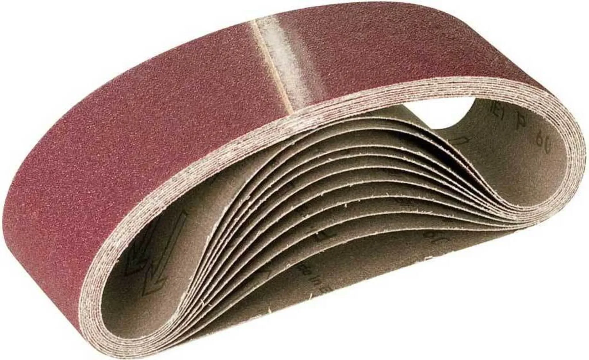 MioTools – Schleifbänder 533×75 mm, Normalkorund, K36 (10er-Pack)