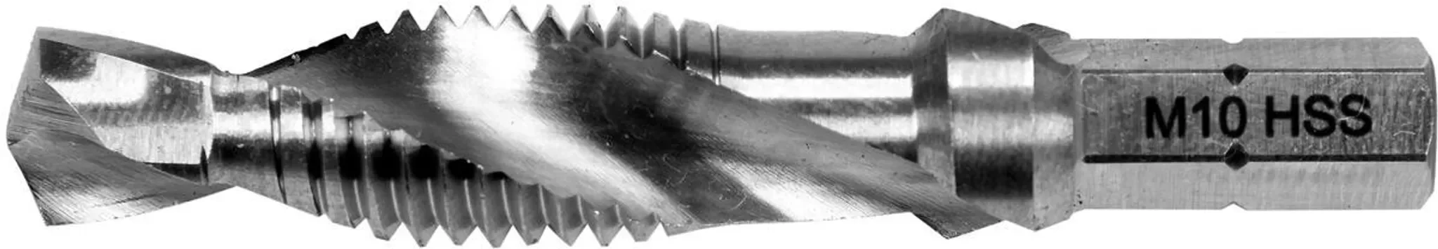 YATO – Bohrer-Gewindeschneider HSS M2, M10, HEX-Schaft