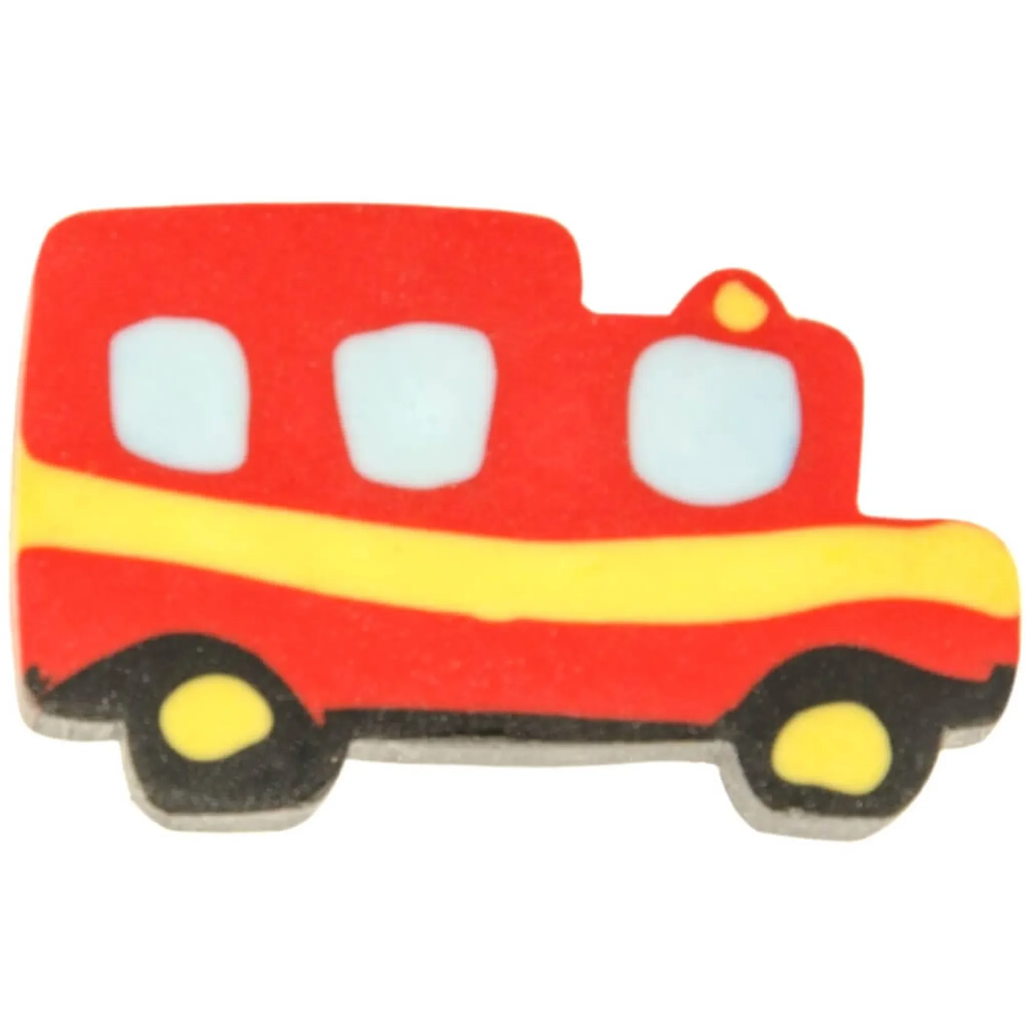 LG-Imports – Radiergummi Feuerwehrauto, 3,5 cm, Rot